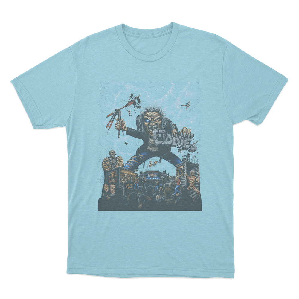 Eddfest Festival Apocalypse Unisex T Shirt Sky Blue Eddfest Festival Apocalypse Unisex T Shirt Sky Blue