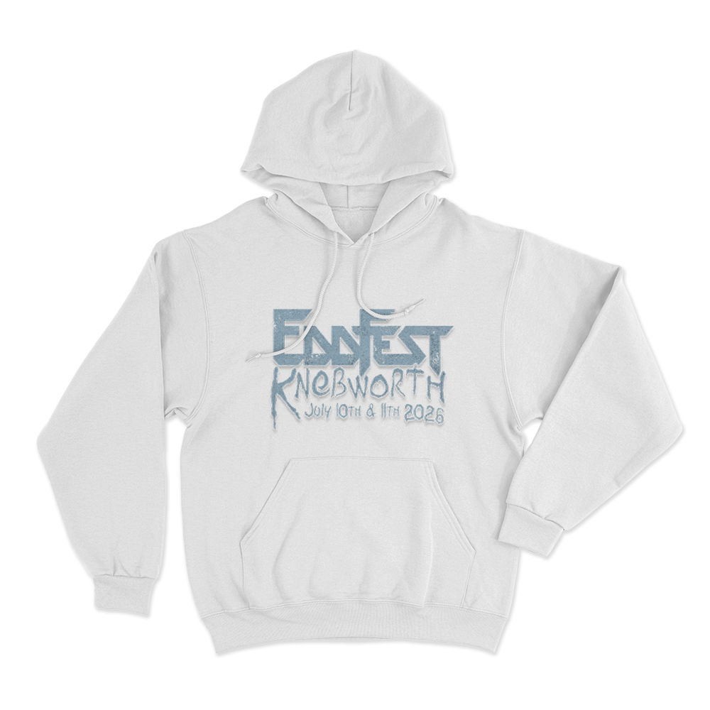 Eddfest Knebworth 2026 Unisex Hoodie White Eddfest Knebworth 2026 Unisex Hoodie White