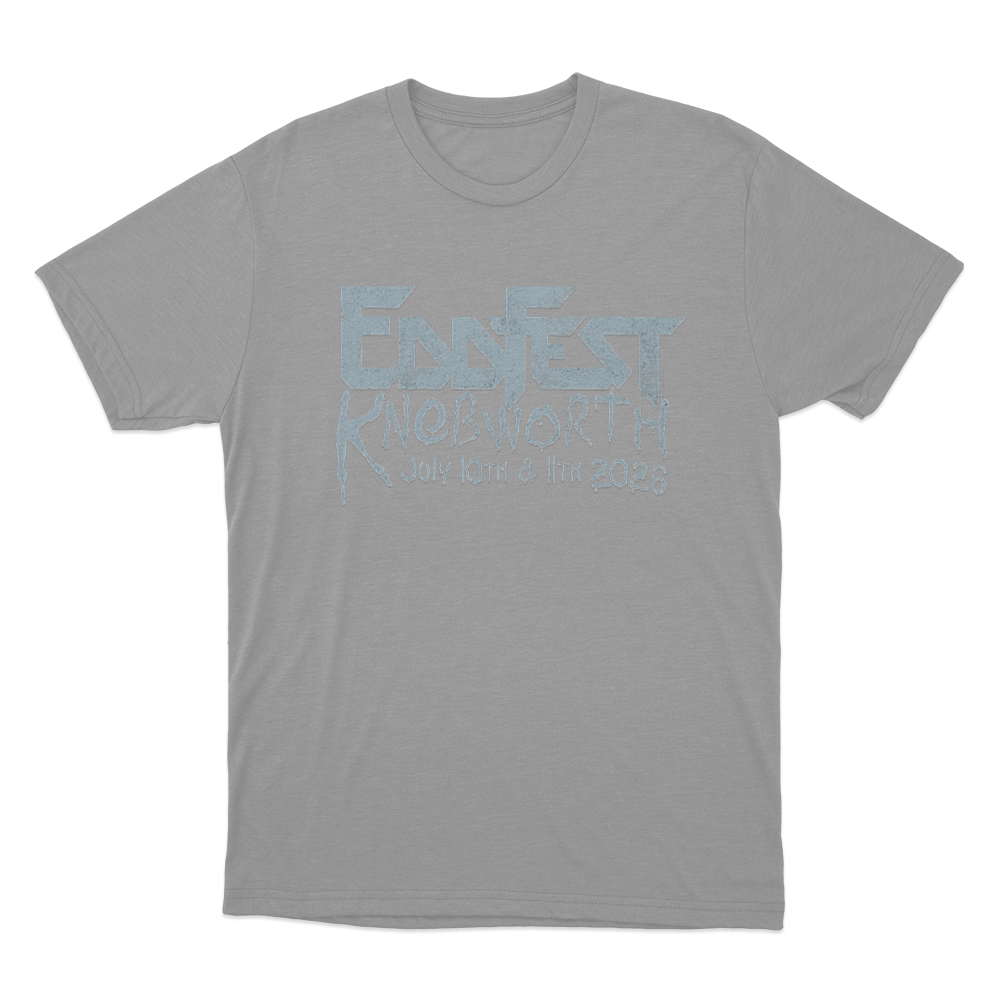 Eddfest Knebworth 2026 Unisex T Shirt Grey Eddfest Knebworth 2026 Unisex T Shirt Grey
