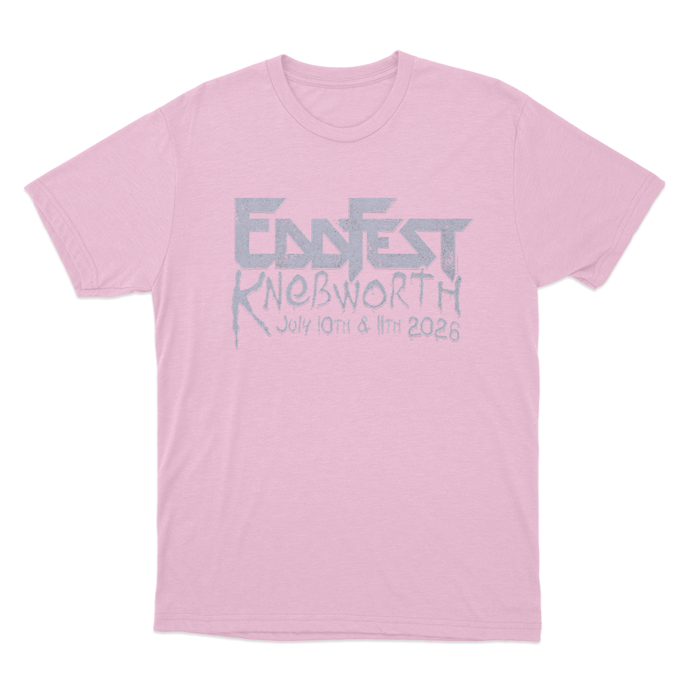 Eddfest Knebworth 2026 Unisex T Shirt Pink Eddfest Knebworth 2026 Unisex T Shirt Pink