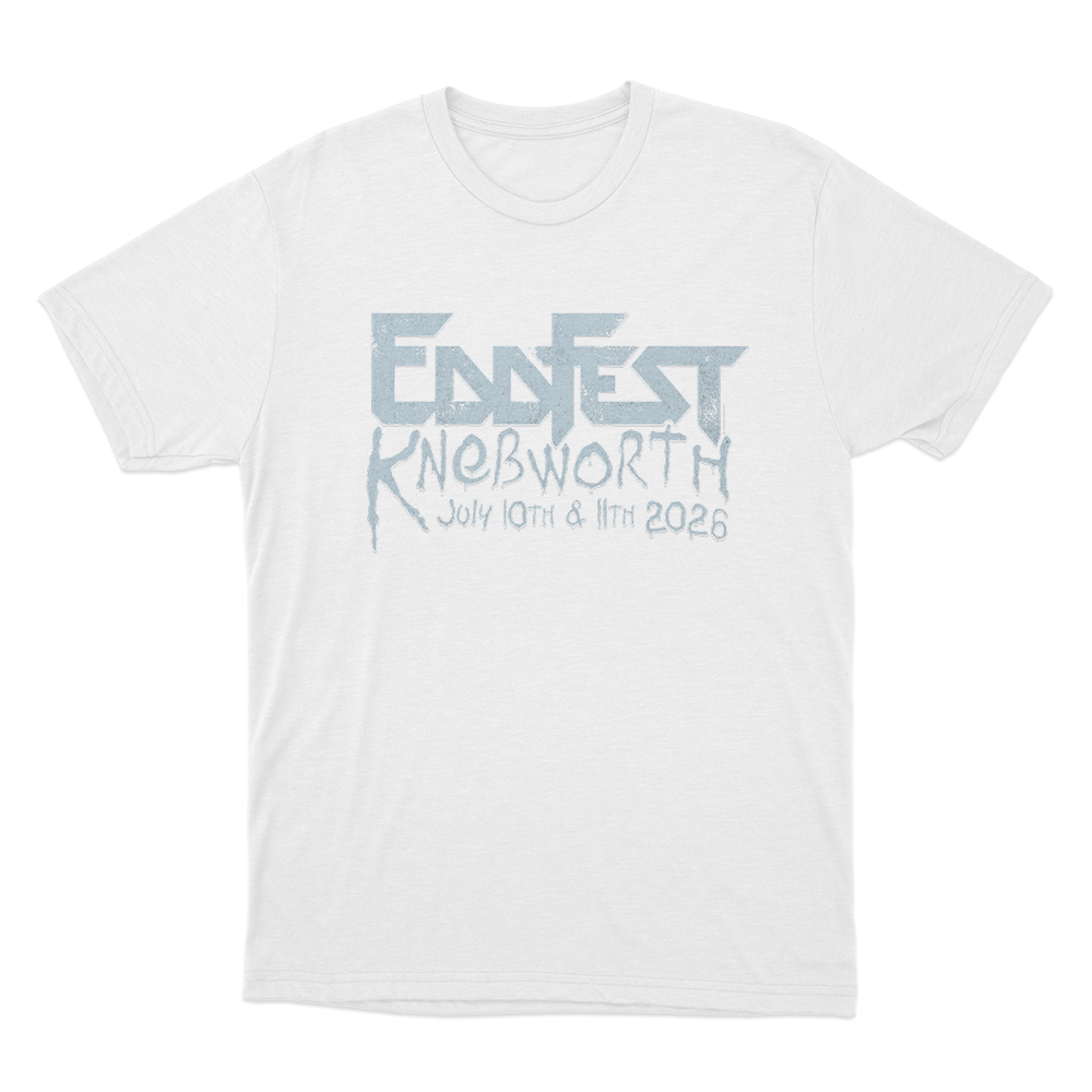Eddfest Knebworth 2026 Unisex T Shirt White Eddfest Knebworth 2026 Unisex T Shirt White