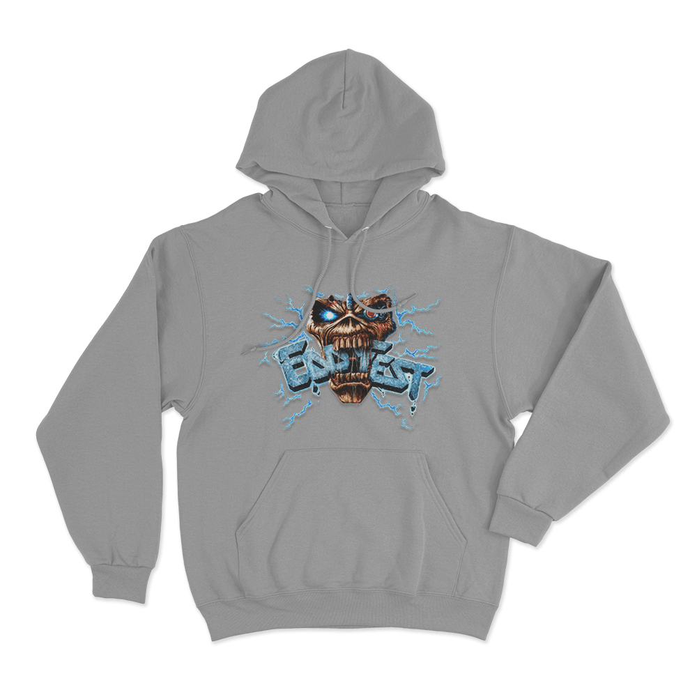Eddfest Lightning Unisex Hoodie Grey Eddfest Lightning Unisex Hoodie Grey
