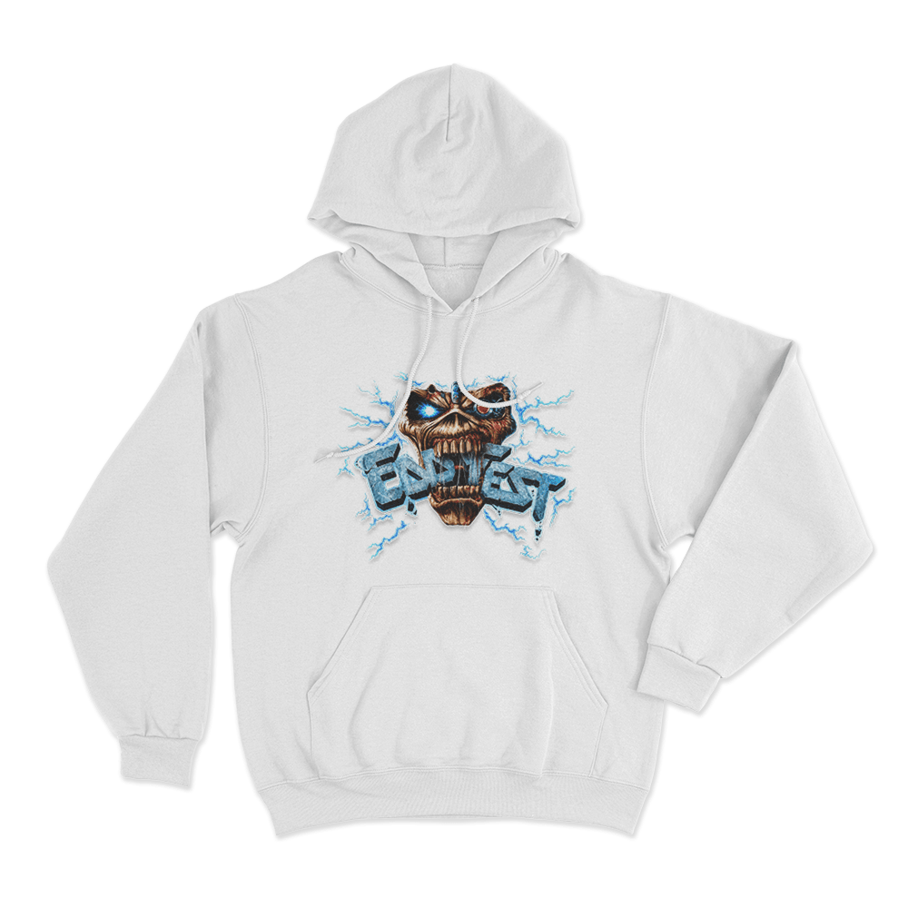 Eddfest Lightning Unisex Hoodie White Eddfest Lightning Unisex Hoodie White