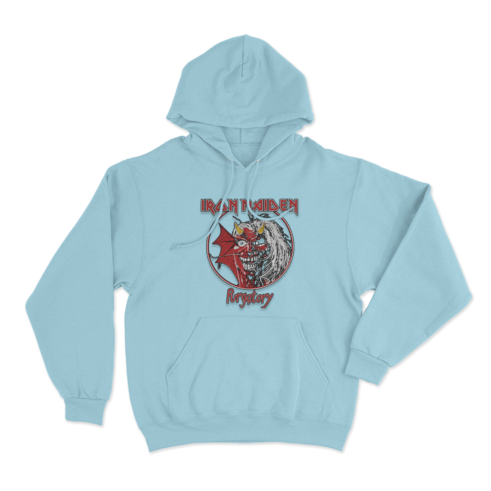 The Number Of The Beast Unisex Hoodie Sky Blue The Number Of The Beast Unisex Hoodie Sky Blue